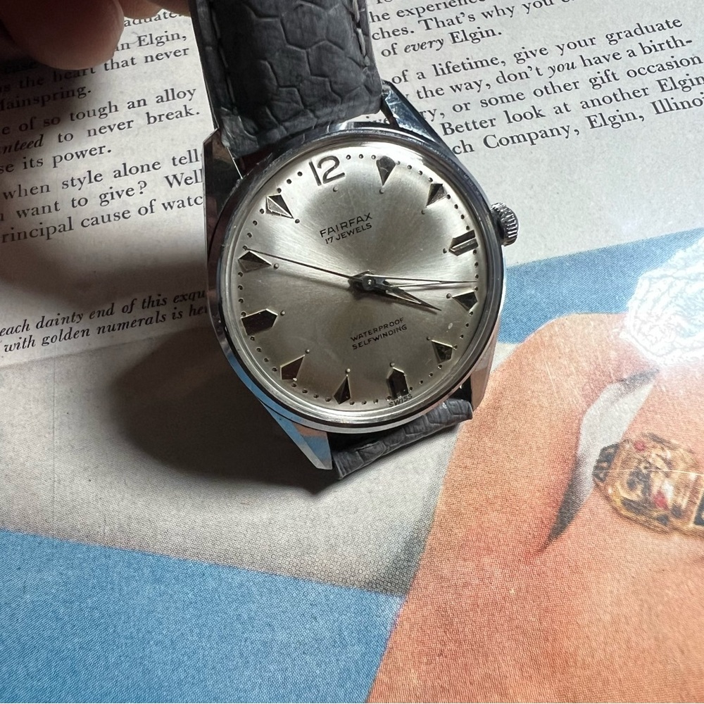 Fairfax Vintage 17 Jewel Automatic Self Winding Wristwatch Serviced & Running